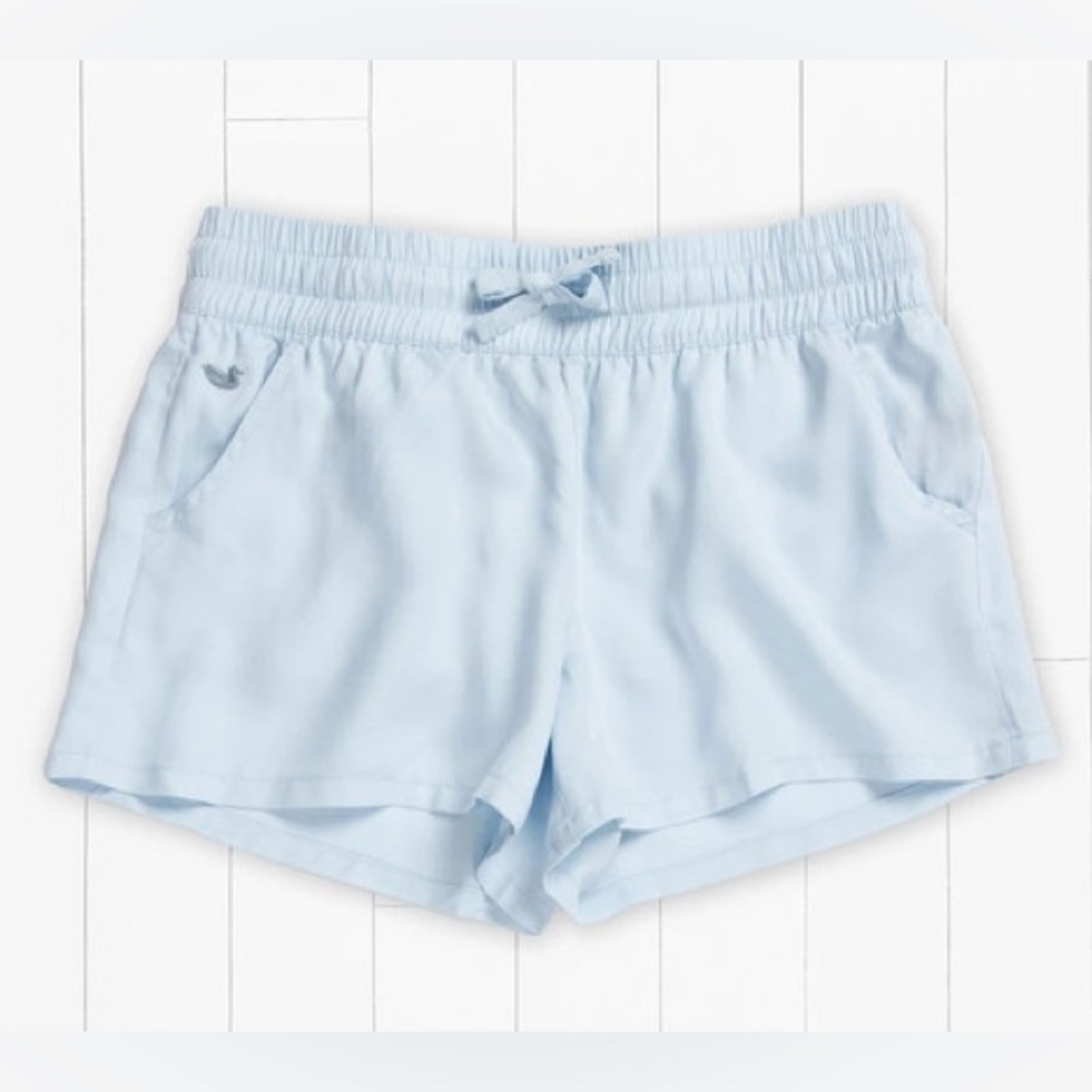 Southern Marsh Blue Flowy Shorts